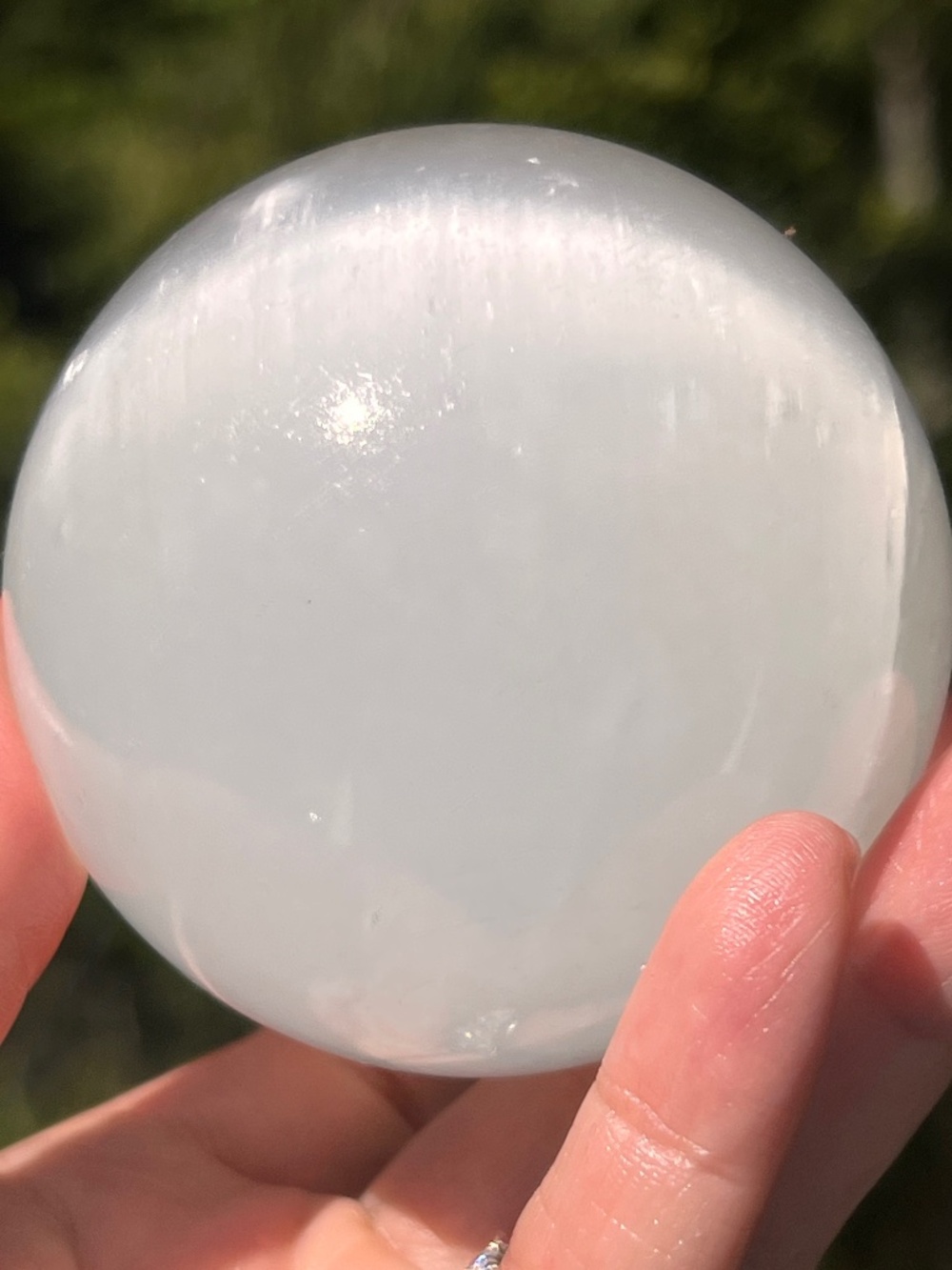 Selenite (2) sphere | crystal